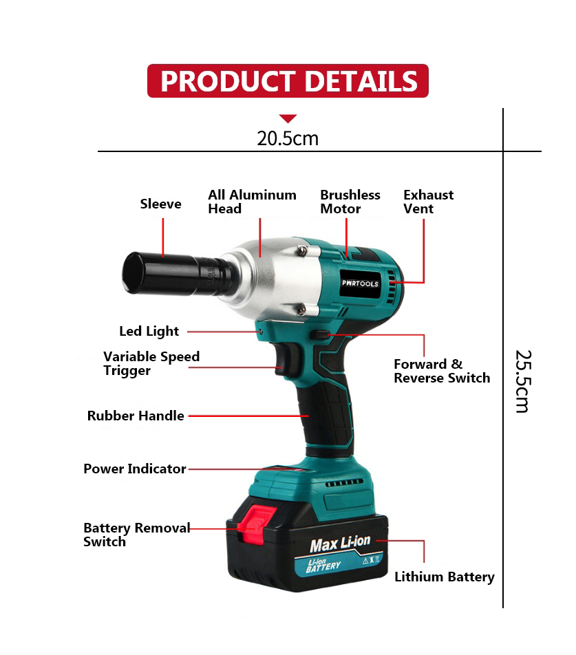 Brushless Lithium Impact Wrench