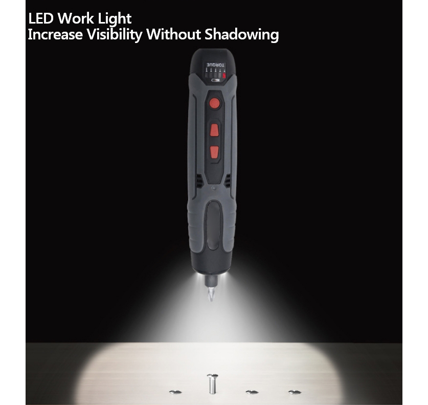 Lithium-Ion Straight-Grip Cordless Screwdriver