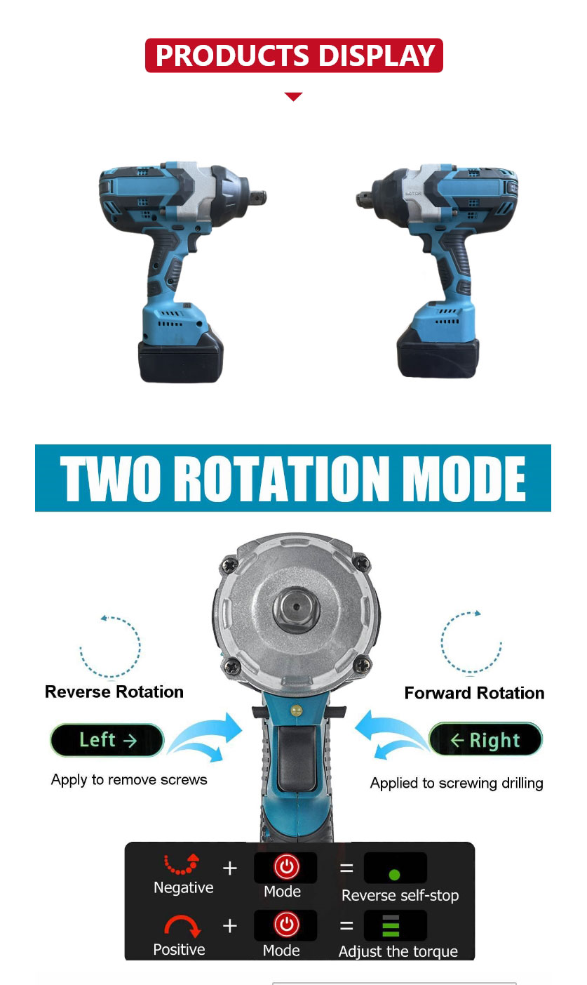 Brushless Electric Impact Wrench