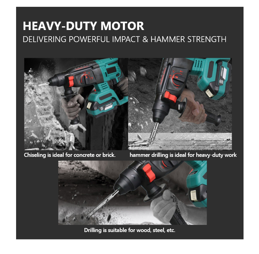 Cordless Li-Ion Rotary Hammer