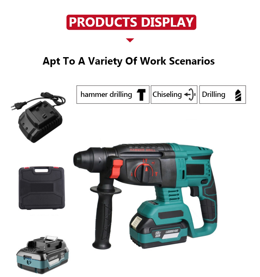 Cordless Li-Ion Rotary Hammer