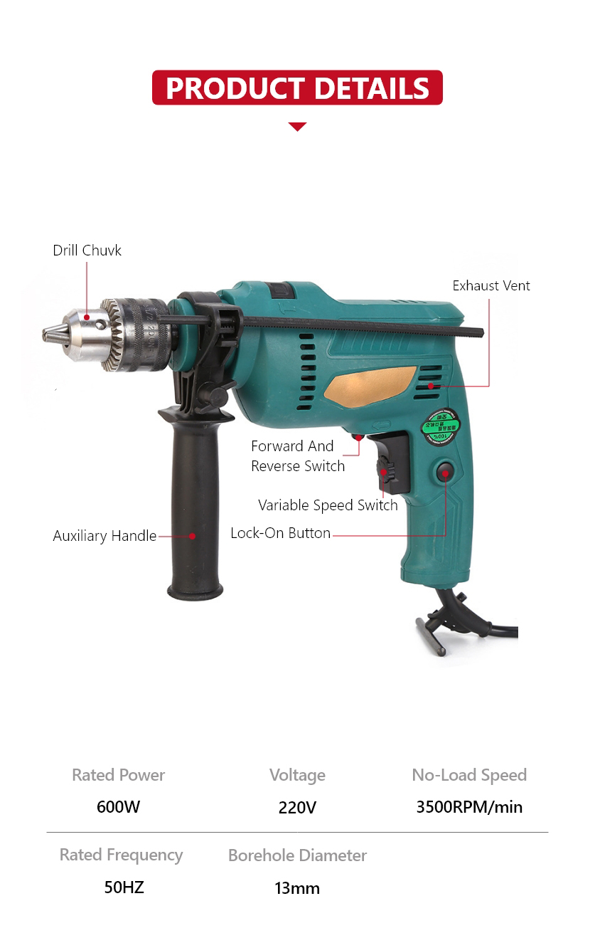 Corded Impact Drill Sets