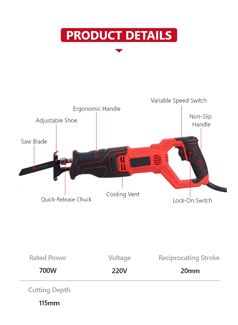 Corded Reciprocating Saw