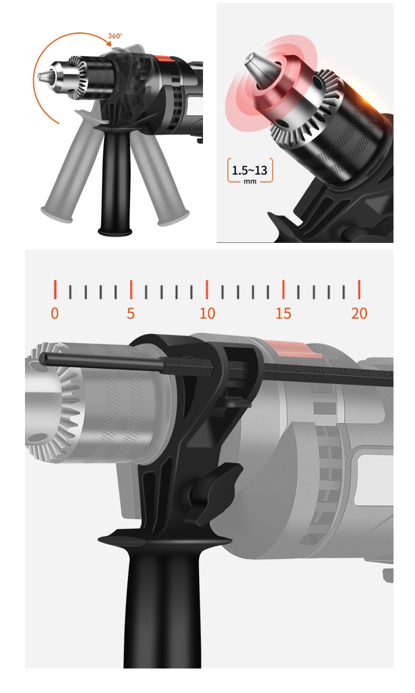 710W Corded Impact Drill