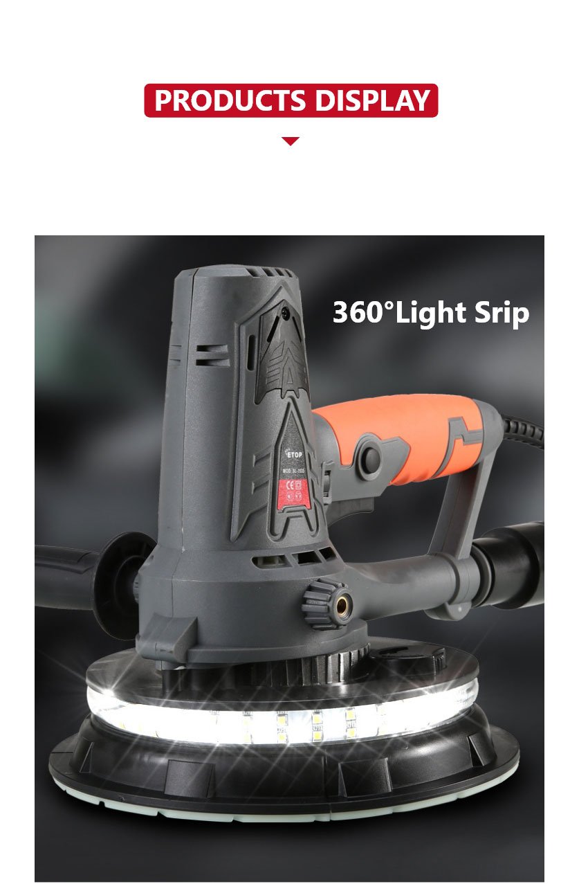 180mm 1250W corded sander