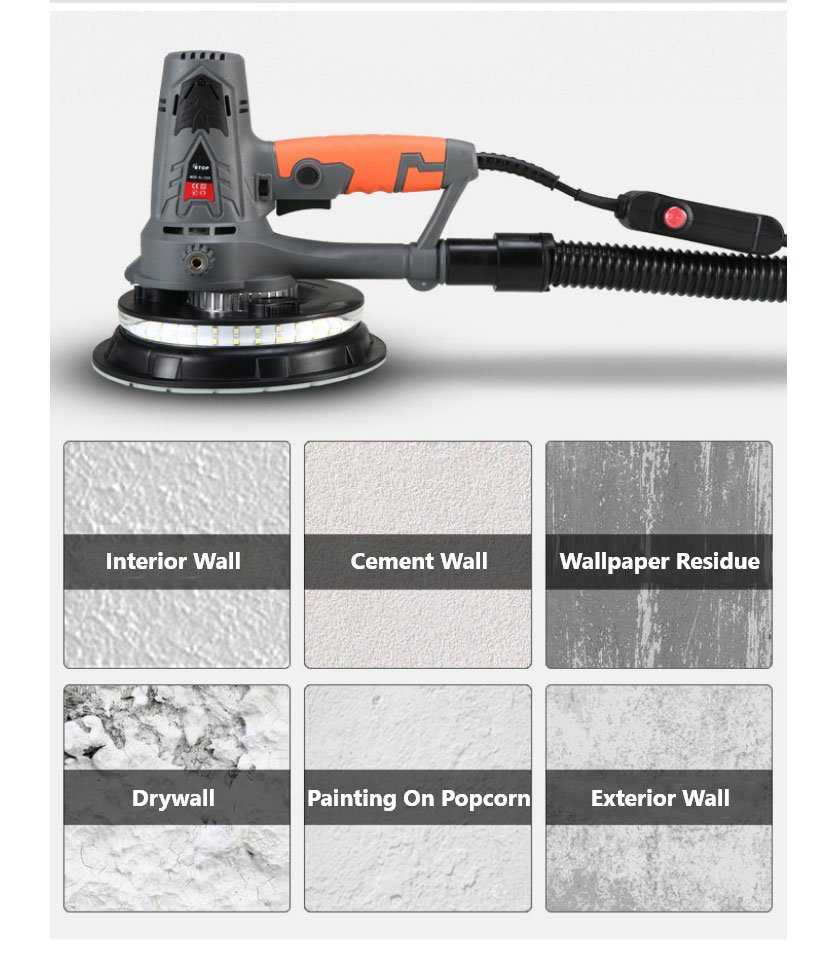 180mm 1250W corded sander