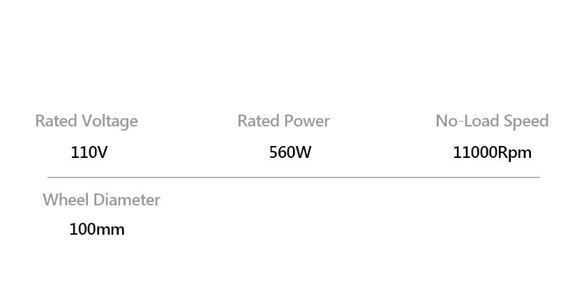 100mm 560W corded angle grinder