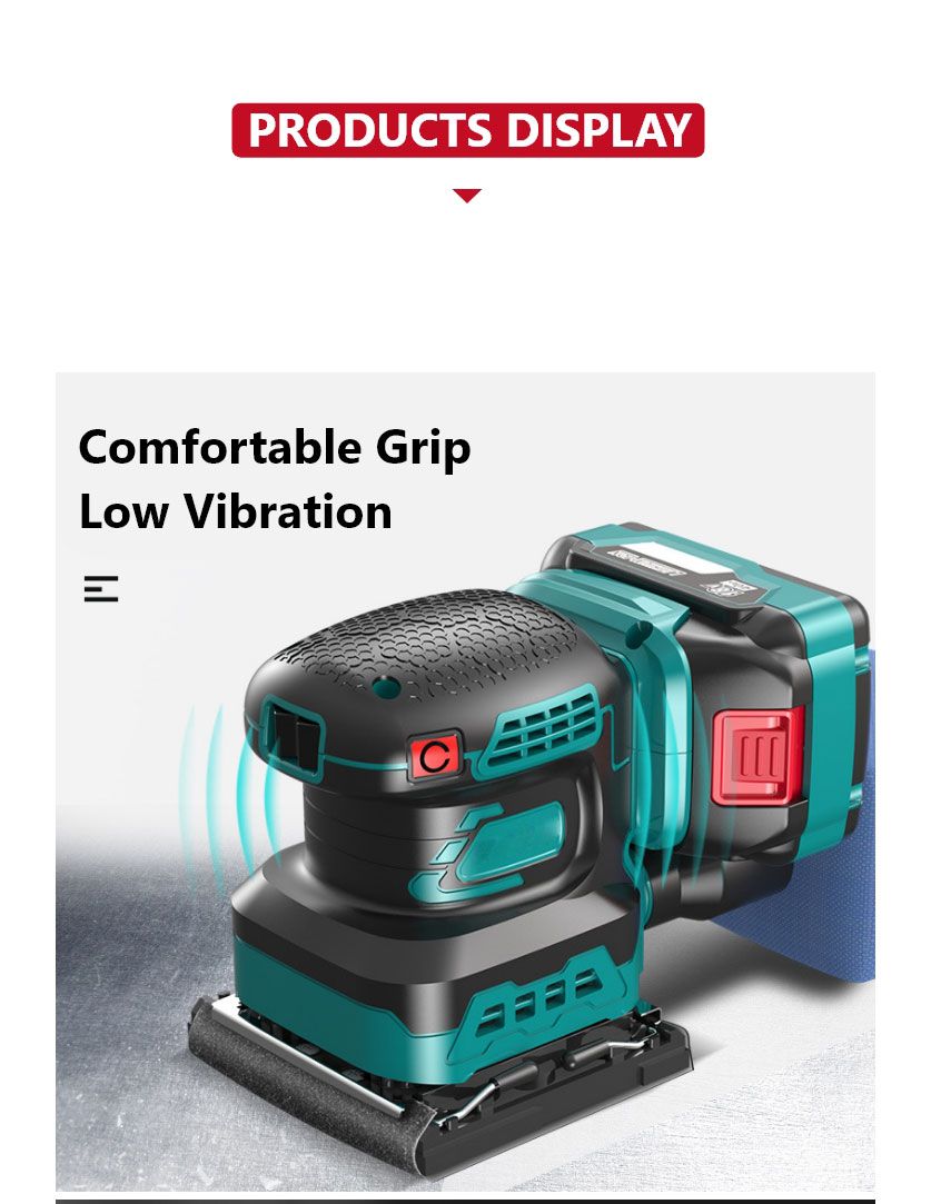 18V 110mm*110mm cordless sander
