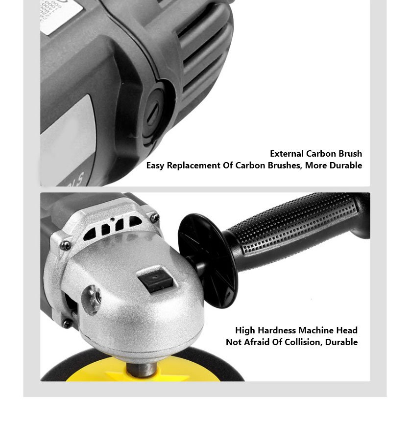 180mm 1250W corded polisher