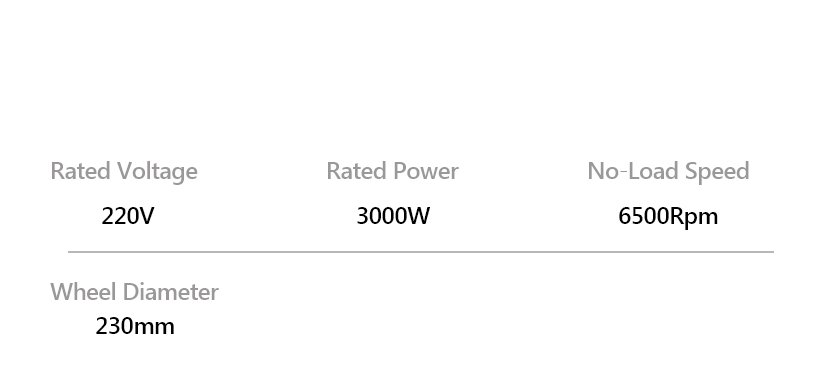 230mm corded angle grinder