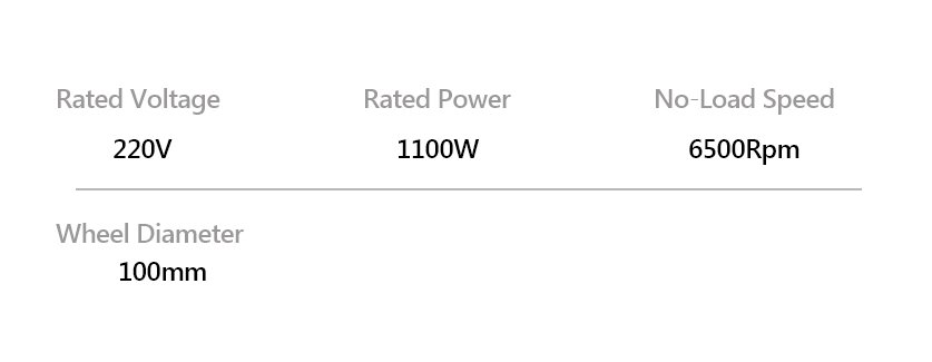100mm 1100W corded angle grinder