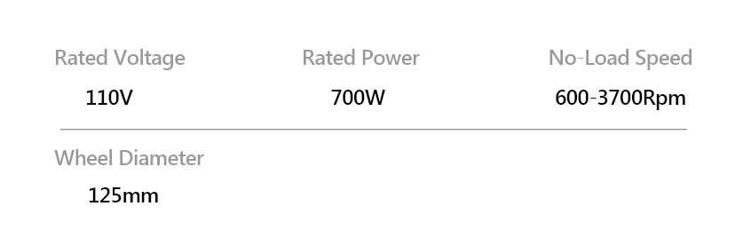 125mm 700W corded polisher