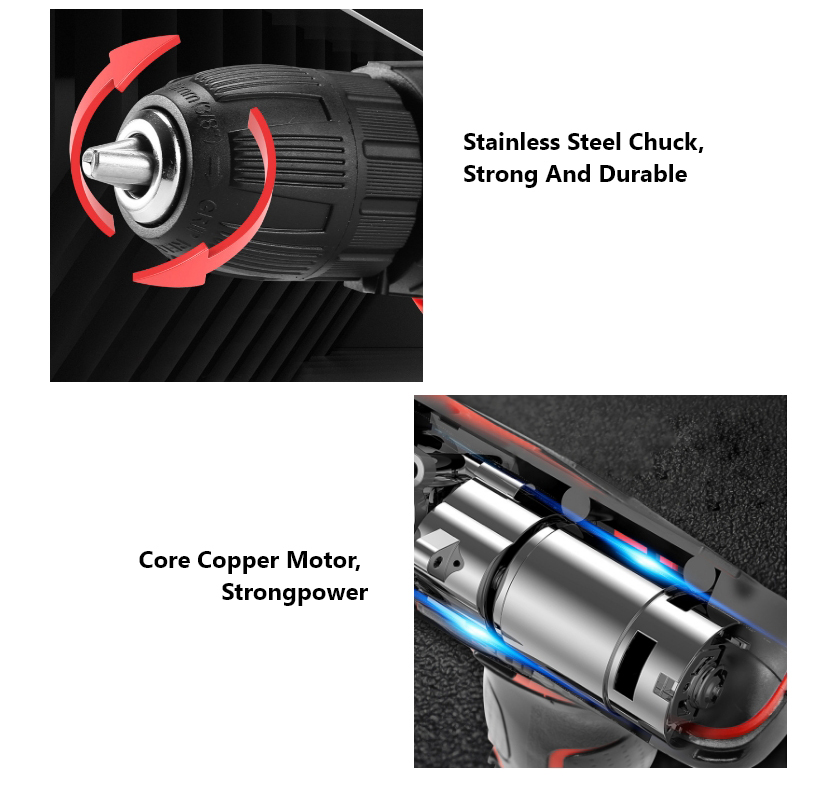 12V 35N·m cordless Impact drill