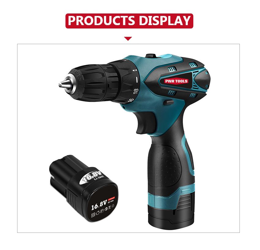 16.8V 30N·m Lithium Electric Drill