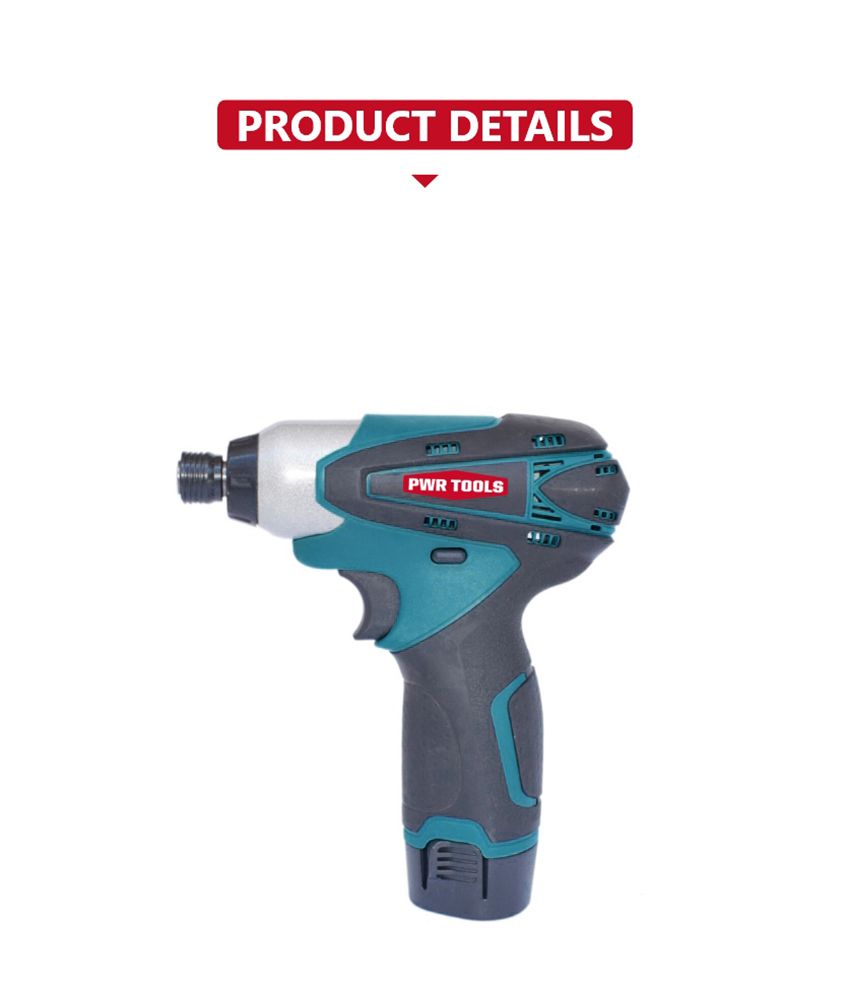 12V 90N·m Lithium Impact Driver