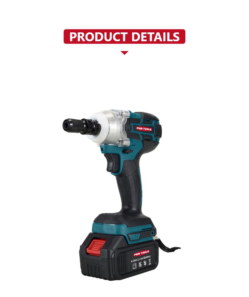 21V 300N·m Cordless Impact Wrench