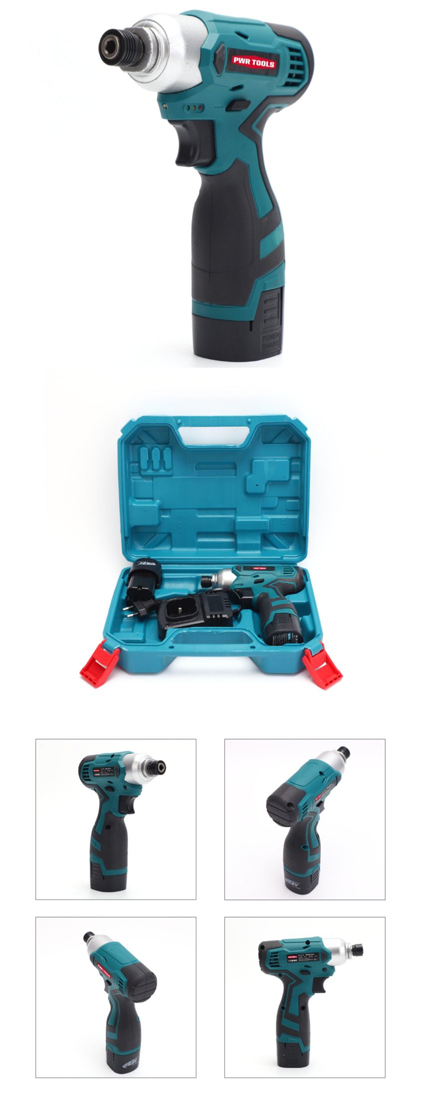 12V 90N·m Lithium Impact Driver
