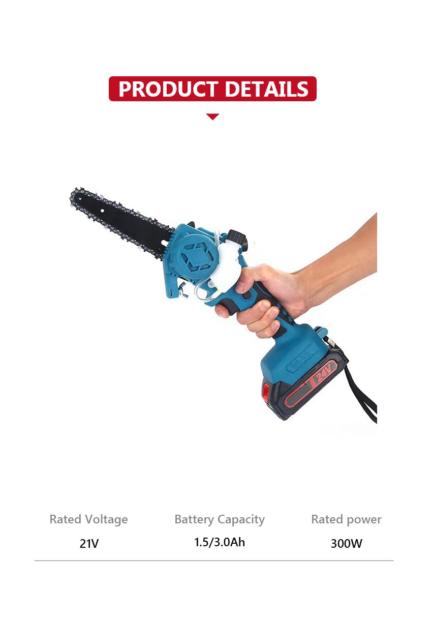 21V 6In Lithium Chainsaw