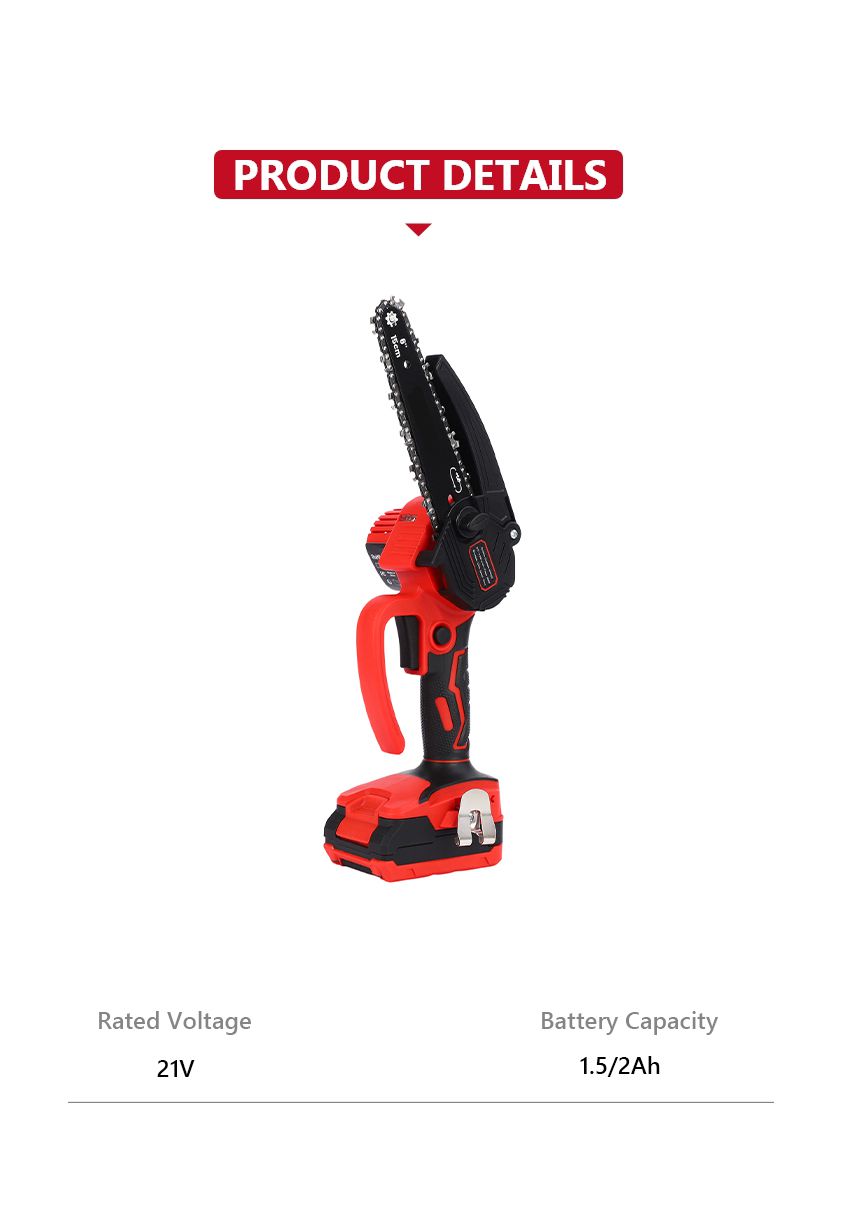 21V 4In Electric Chainsaw