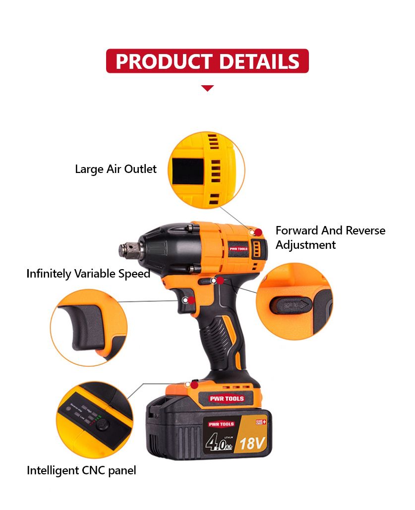 18V Brushless Impact Wrench