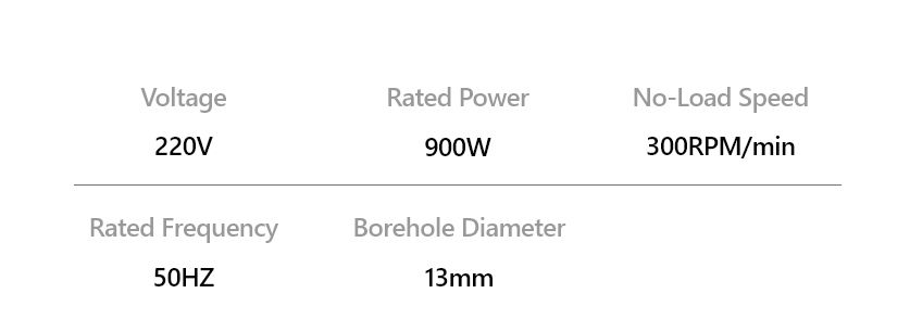 900W Corded Hammer Drill