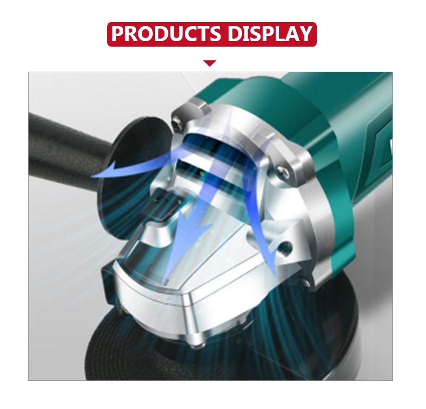 100mm 840W Corded Angle Grinder