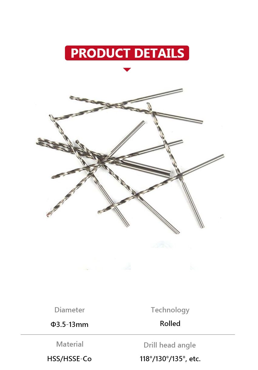 Extra Long Series Twist Drills Φ3.5-13MM