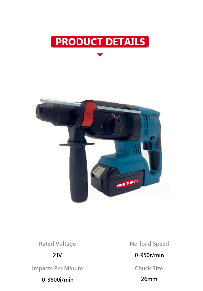 21V Lithium Batteries Hammer
