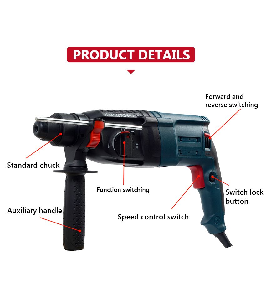 110/220V 800W Hammer Drill
