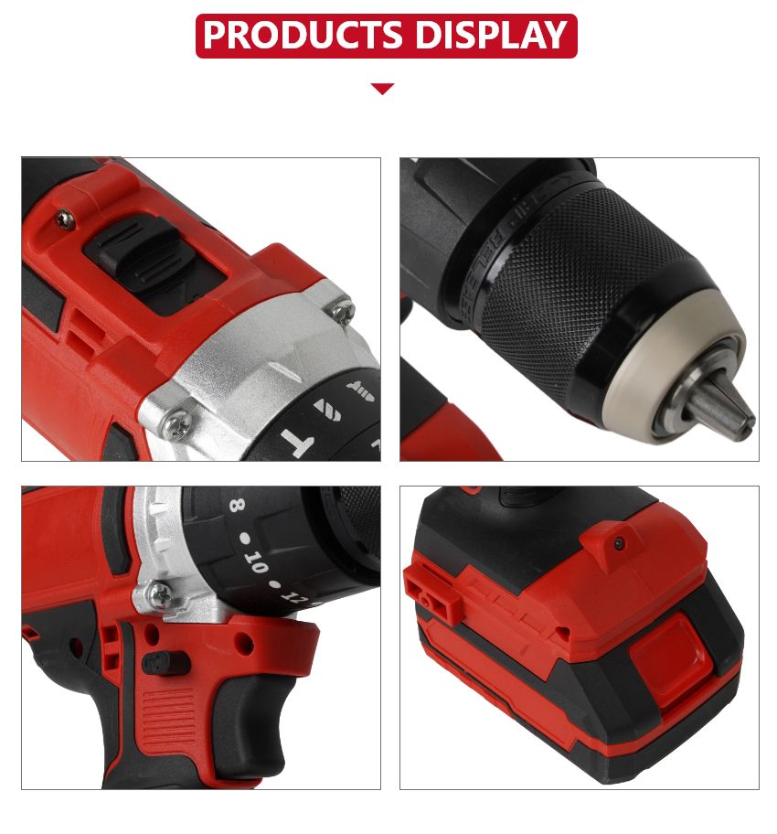 21V 55N•m Brushless Cordless Impact Drill