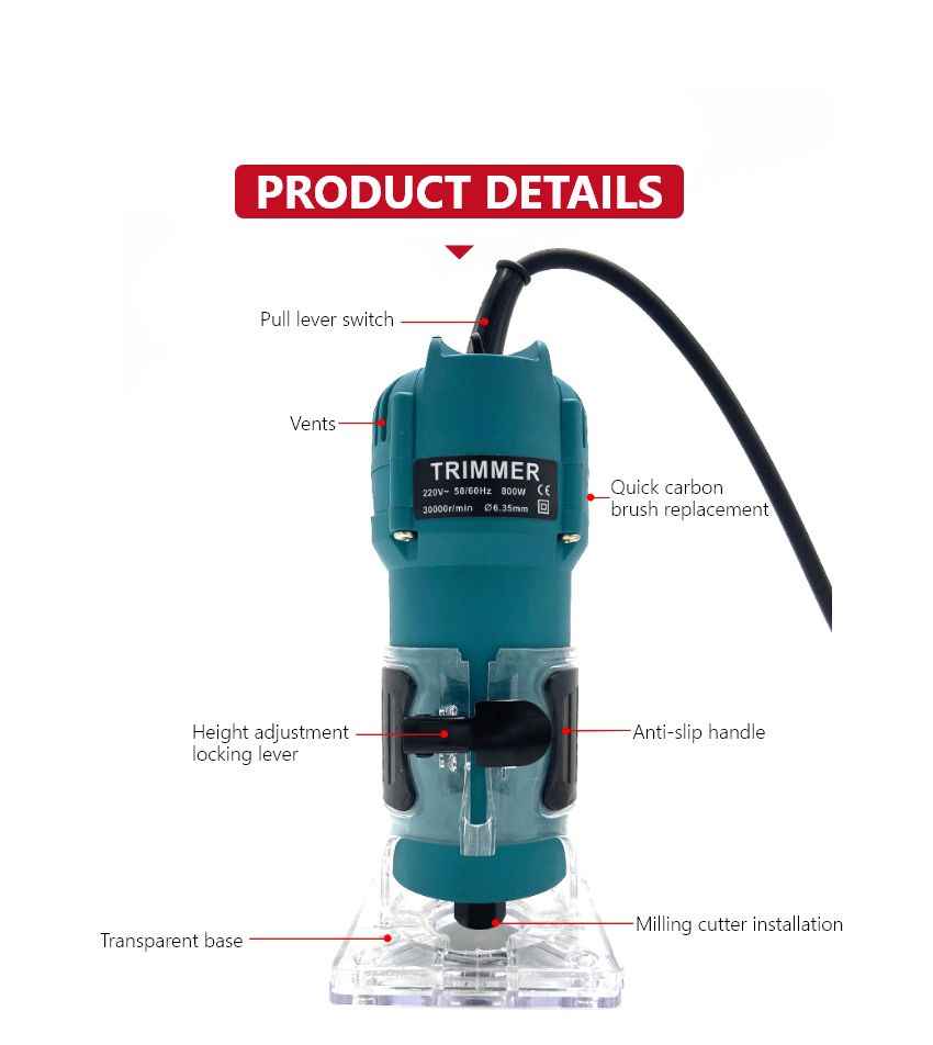 110V/220V 800W Trimmer