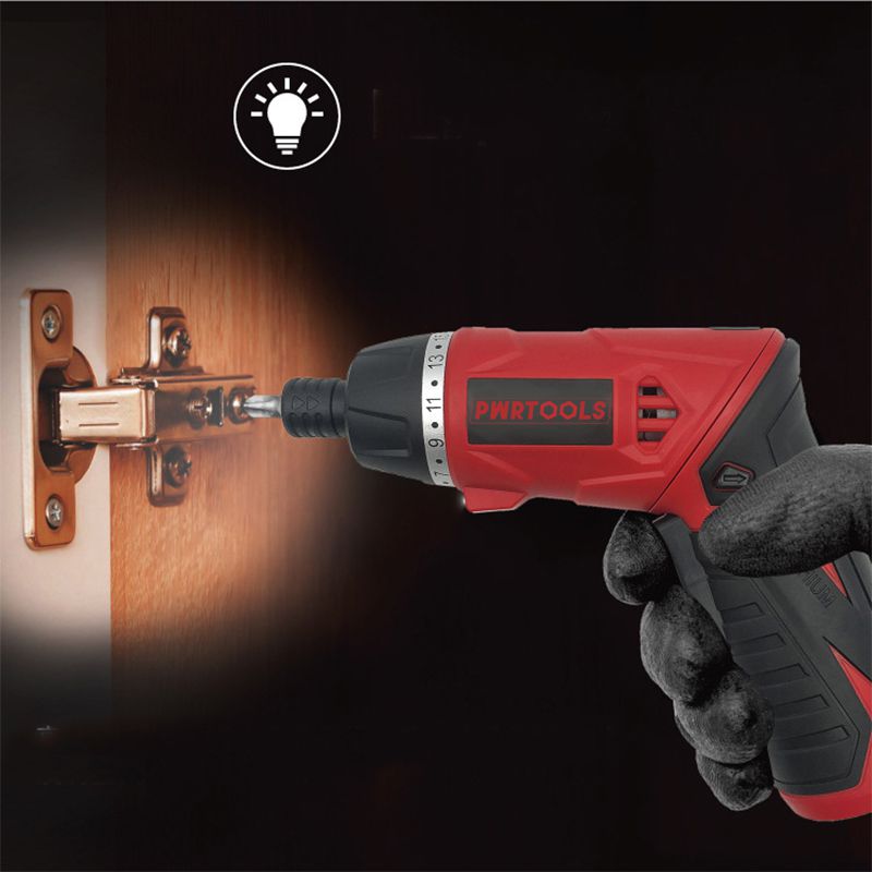 Rotatable 90 Degrees Cordless Electric Screwdriver Set