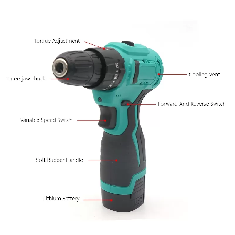 16.8V Cordless Impact Drill