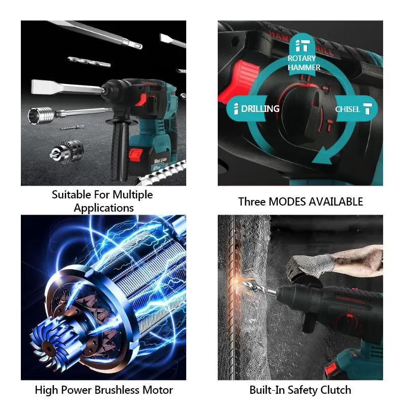 21V 1200W Rotary Hammer