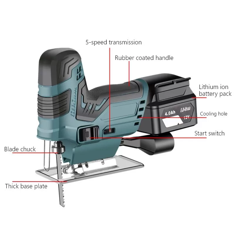 12V Cordless Jig Saw