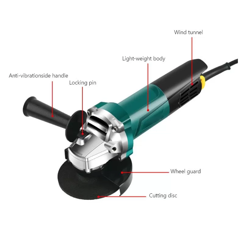 115mm Corded Angle Grinder