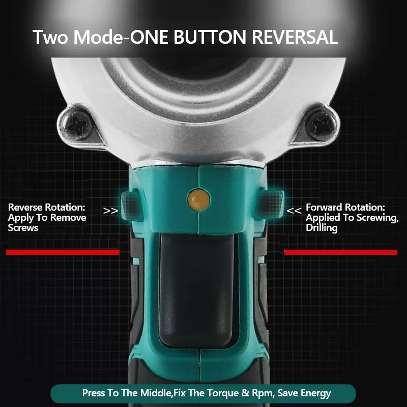 21V 550N·M Cordless Impact Wrench