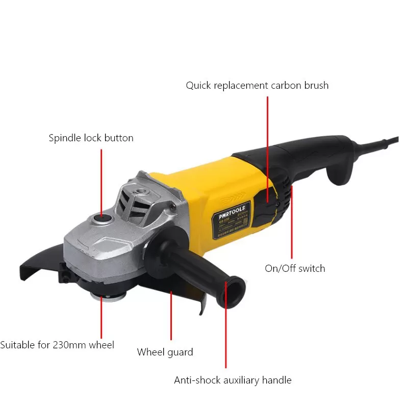 230mm Corded Angle Grinder