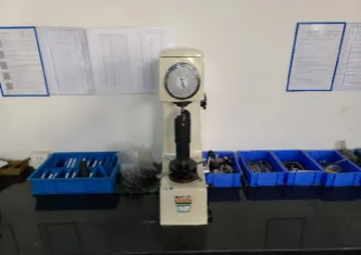 Hardness testing (Rockwell hardness tester)