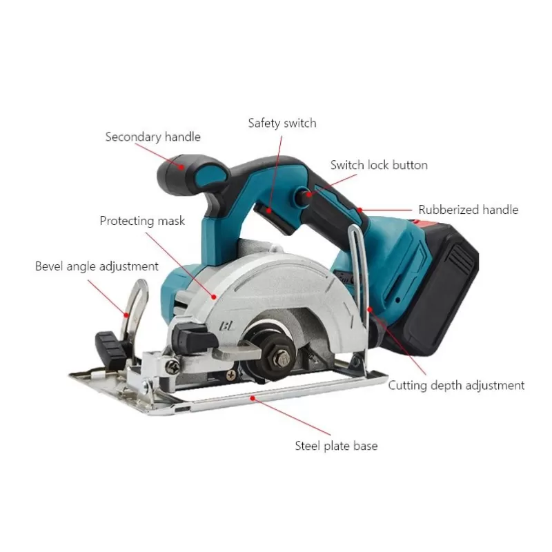 21V 125mm Cordless Circular Saw P10501