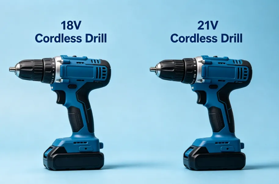 18V vs 21V Cordless Drill: What Voltage Is Best for Construction Work?