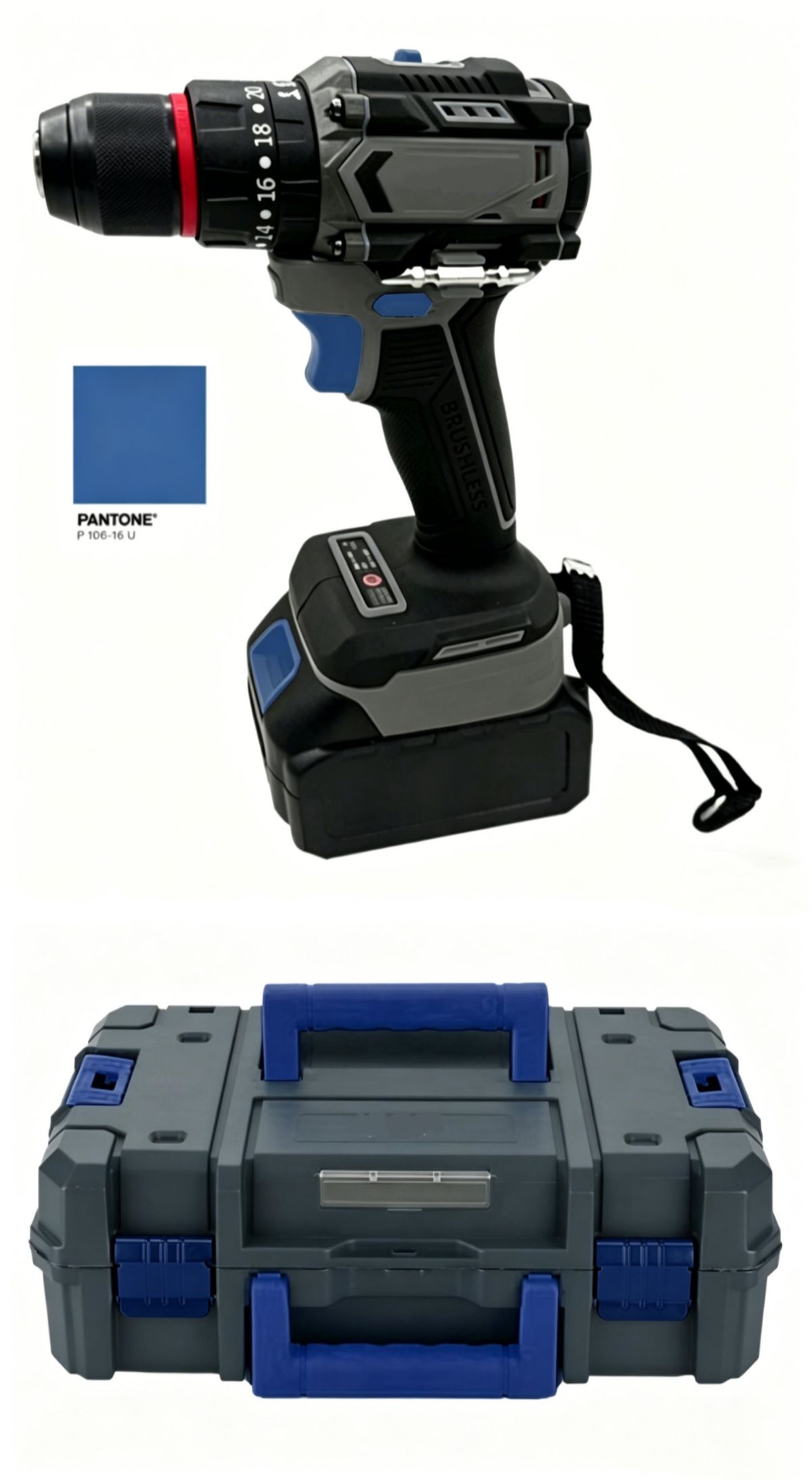 Wholesale 21V Brushless Cordless Impact Drill P10161